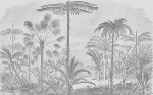 Carta da parati con stampa 3d con piante da parete paesaggio naturale paesaggio tropicale decorazione murale carta da parati dipinta a mano foglie di albero della giungla carta da parati - Product Image 3