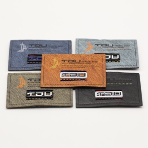 Best Price Custom Full Color Brand <strong>Jeans</strong> Tag Pu <strong>Label</strong> Embossed/Metal Leather <strong>Label</strong> Patch for Clothes Garment - Product Image 6