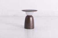 Table basse décorative moderne et minimaliste en acier au carbone avec éclairage LED pour salon – Grande vente