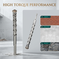 Punte per Trapano a Percussione JIEDA per Foratura su Muratura, Finitura Argento, Lunghezza 100mm, Personalizzabili ODM/OEM