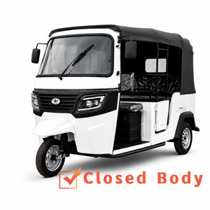 Tuk Tuk de Carrocería Cerrada, Motorizado, de 3 Ruedas, de Alta Velocidad, Resistente, Taxi de 6 Pasajeros, Triciclo Tuk Tuk para Transporte Comercial de Pasajeros - Product Image 1