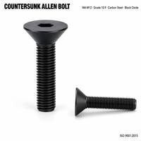 Vis à tête bombée ISO7380 M4/M5/M6/M8/M10/M12 en acier au carbone, oxyde noir, classe 10.9, directement de l'usine, CE RoHS ISO9001