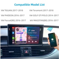 Módulo CarPlay inalámbrico Android Auto MQB decodificador para Volkswagen MAGOTAN(B8) con Android Auto Autolink AirPlay Car Play Function
