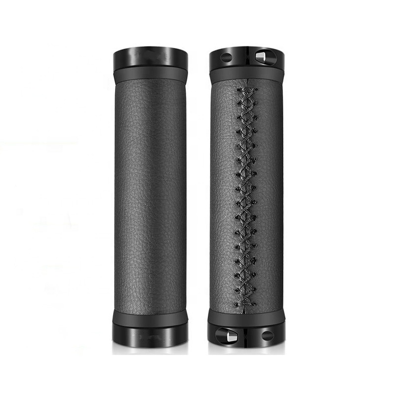 Кожаные ручки для руля велосипеда, Супермягкие двухсторонние ручки для горного велосипеда, накладки на руль велосипеда, ручки для горного велосипеда, BMX