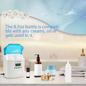 เครื่องอุ่นเจลอัลตร้าซาวด์ดิจิทัลและเจลน้ำเย็นเครื่องอุ่นน้ำมันสำหรับนวด2ขวด - Product Image 2