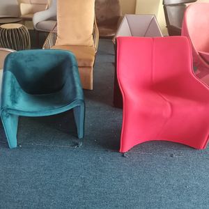 เก้าอี้โซฟาทรงพิเศษปรับแต่งได้สำหรับห้องนั่งเล่นผ้าไฟเบอร์กลาสไม่มีที่วางแขนเก้าอี้ห้องนั่งเล่น - Product Image 5