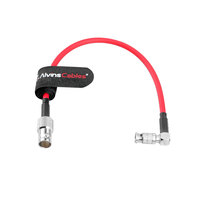Câbles Alvin 12G Micro BNC Femelle-Femelle Adaptateur Haute Densité 4K UHD Câble Coaxial 75 Ohm Ultra-Souple 20cm Vidéo Blackmagic