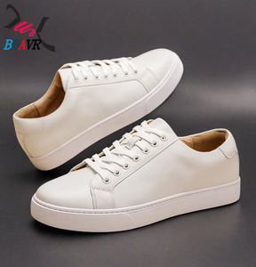 Zapatillas de Cuero Genuino al por Mayor para Hombre, Zapatos Casuales Clásicos de Skateboard de Alta Calidad, Zapatos Hechos a Mano para Caminar - Product Image 5