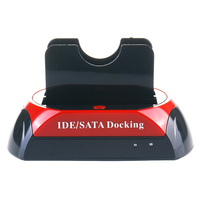 Base de Conexión Dual USB 2.0 Todo en Uno para Discos Duros IDE/SATA de 2.5/3.5 Pulgadas, Compatible con Usuarios de Mac/PC con OTB Ghost