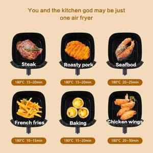 10L Cross-Border Visible Air Fryer Modern Square Design Home Smart Electric Multifunctional French Fries Machine Large Capacity - Product Image 3