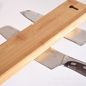 Porte-couteaux magnétique Ogi Daisho en bambou, support mural pour couteaux de cuisine, rangement pour couteaux - Product Image 4