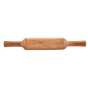 Premium White Marble Roti Maker Board And Wooden Rolling Pin Set For Authentic Indian Cooking Kitchen Dough Prep <b>Tool</b> Kit - Product Image 2