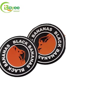 Customized Washable Silicone <b>Label</b> Patches Embossed silicone patches for Backpacks Garment Bags Shoes Hats - Product Image 4