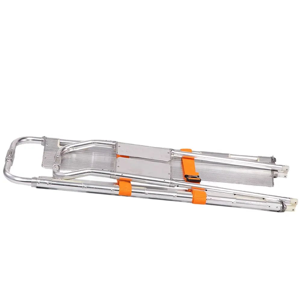 New Design Reliable Medical Aluminum Alloy Ambulance Scoop Bed Scoop Stretcher