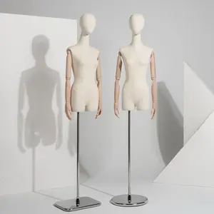 2023 חם חייט תצוגת עבור תופרת אופנה בובה חצי גוף Mannequin נקבה