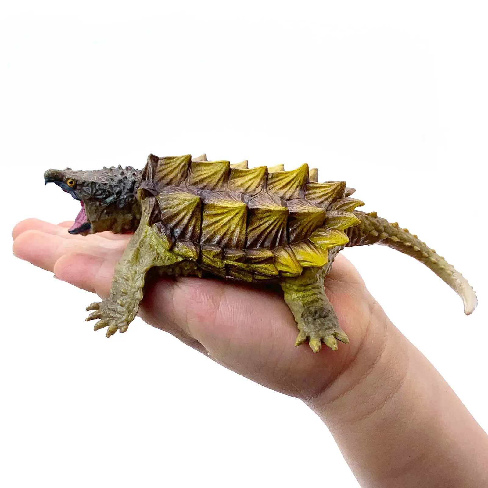 Realistische hochwertige Tierfigurenspielzeuge aus PVC-Kunststoff realistische umweltfreundliche Tierspielzeuge Gefährliche Krokodillechenschildkröte