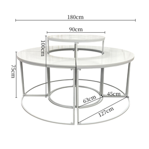 Wedding Props Dessert <strong>Table</strong> Tin Cylinder Cake <strong>Table</strong> Wedding <strong>Birthday</strong> Party Welcome Store Product Display <strong>Table</strong> - Product Image 6