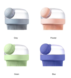 2025 meilleur <span class=keywords><strong>prix</strong></span> brosse de bain écologique pour chien Silicone chiot Massage brosse de douche avec distributeur de <span class=keywords><strong>savon</strong></span> en plastique pour <span class=keywords><strong>le</strong></span> toilettage des animaux de compagnie - Product Image 6