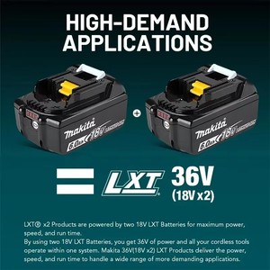 Batterie Makita 18V, originale BL1860 BL1850 BL1840 BL1830 100% compatible avec les outils électriques Makita Li-On rechargeable 18650 18V - Product Image 5