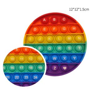 Jouet éducatif Rainbow Pop Toy, 12 x 12, silicone, multiplication, jouet sensoriel pour enfants - Product Image 2