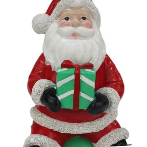 Material de resina hecho a mano, diseño 3D de Papá Noel con <span class=keywords><strong>Memu</strong></span> para decoración de escritorio - Product Image 6
