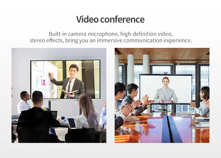 Quadro interativo inteligente HD para escritório escolar quadro branco interativo digital