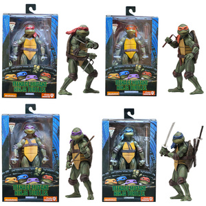 HY NECA Figurine d'action articulée de dessin animé du film de <span class=keywords><strong>1990</strong></span>, figurine d'anime NECA Tortues Ninja pour collection d'enfants - Product Image 2