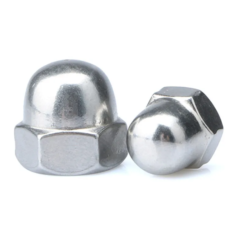 304 Stainless Steel Cap Nut Decorative Nut Integrated Semi-Circular Ball Head Nut Processing And Customization