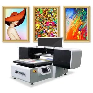 Jucolor New Model Wide Color Range Photographic Print Level Bottle Wood Metal 6090 UV Printer A1