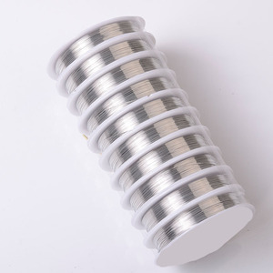 0.3/0.4/0.5/0.6/0.8/1mm <span class=keywords><strong>argento</strong></span>/<span class=keywords><strong>oro</strong></span>/filo di <span class=keywords><strong>rame</strong></span> rosa per bracciale collana gioielli accessori fai da te 0.2-1.0mm perline artigianali - Product Image 6