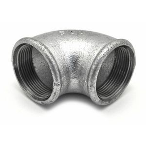 Codo FF de 1/2 pulgada galvanizado para conductos y accesorios - Product Image 1