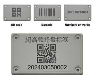Étiquette de palette à coque rigide UHF, personnalisation de la couleur commandée en usine, étiquette RFID ISO18000-6C pour la gestion des actifs et le suivi - Product Image 6