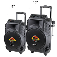 Enceinte de graves de grande taille de 12 pouces, boîte d'enceinte Hi-Fi, haute puissance pour karaoké, enceinte de fête, éclairage LED RVB, télécommande
