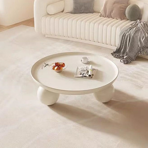 Hình dạng đám mây phòng khách kem bàn cà phê sáng tạo hình dạng bất thường ba chân Bàn cà phê - Product Image 2