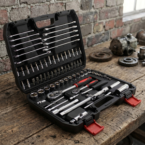 Caja de Herramientas Mecánica de 78 Piezas, con Llaves de Tubo y Destornilladores, para Reparación de Automóviles, Venta Caliente de Fábrica - Product Image 5