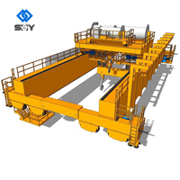 Fournisseur fiable de grue à double poutre de type QDY pour coulée métallurgique, grue à double poutre automatique pour la manutention en entrepôt