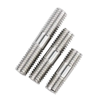 5pcs M8*35 M8*40 M8*45 201 Stainless Steel Stud Bolt Screw Lengthening Rustproof Fastener high quality