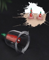 Ensemble de thérapie par ventouses de 12 tasses avec dispositif de ventouses sous vide, type de pompe/type manuel, boîte cadeau de santé