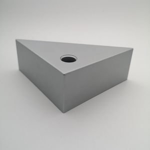 Pieds de support de meuble en plastique minimaliste, design triangulaire, pour canapé, meuble TV, accessoires de meubles - Product Image 6
