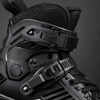 Patins à roulettes en ligne pour adultes, roues en PU, coque en PP, cadre en alliage d'aluminium, roulements 90A 608Z, étanches, pour slalom et fitness en extérieur