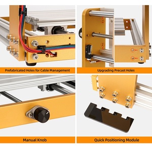 เครื่องแกะสลักเลเซอร์ CO2 แบบตั้งโต๊ะสามแกน 220V รุ่นใหม่ พร้อมระบบระบายความร้อนด้วยน้ำ สำหรับแกะสลักลาย 3 มิติ แกะสลักไม้เนื้อแข็ง ไม้อัด และงานแกะสลักอื่นๆ รองรับไฟล์ DXF - Product Image 3