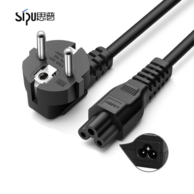Manufacturer Supply Custom Length EU Power Cables IEC C5 Mickey Mouse Industrial Equipment Power Cord