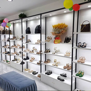 Thương hiệu hiện đại cao gót của phụ nữ Giày Túi Xách kệ trưng bày cá nhân thiết kế cho trung tâm mua sắm trang trí - Product Image 1