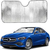 Pare-soleil de pare-brise de voiture en gros pour l'été, réflecte les rayons UV, pare-soleil avant pour voiture, accessoires automobiles, pare-soleil de fenêtre