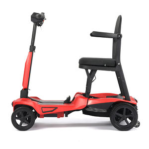 電動スクーターポータブル高齢者屋外旅行使用4輪折りたたみ式 - Product Image 2