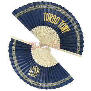 Promotional Custom Printed Bamboo Paper Folding Hand Fan Personalized Hand Fans with Printing Patterns for Business Gifts