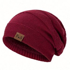 Gorro de Invierno 2024 de Alta Calidad para Hombre, 100% Acrílico, Tejido Cálido, con Logotipo Personalizado y Parche - Product Image 5