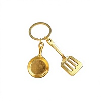 LOL Teamfight Tactics Golden Shovel & Pot Metal Alloy Keychain Pendant Schoolbag Gift Model P-158