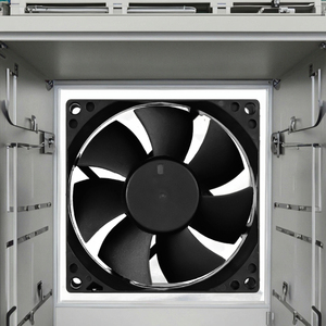 Ventilateur axial haute performance 50,6 CFM 80 mm 8025, ventilateur CC sans balais 12/24 V 3000 tr/min avec roulement à billes PBT pour onduleurs solaires et recharge de véhicules électriques - Product Image 6