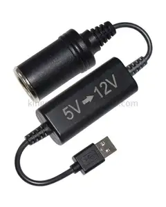 Güç banka için 12v 24v 5v 3a USB Step Up kablo şarj adaptörü Buck DC DC dönüştürücü kablosu